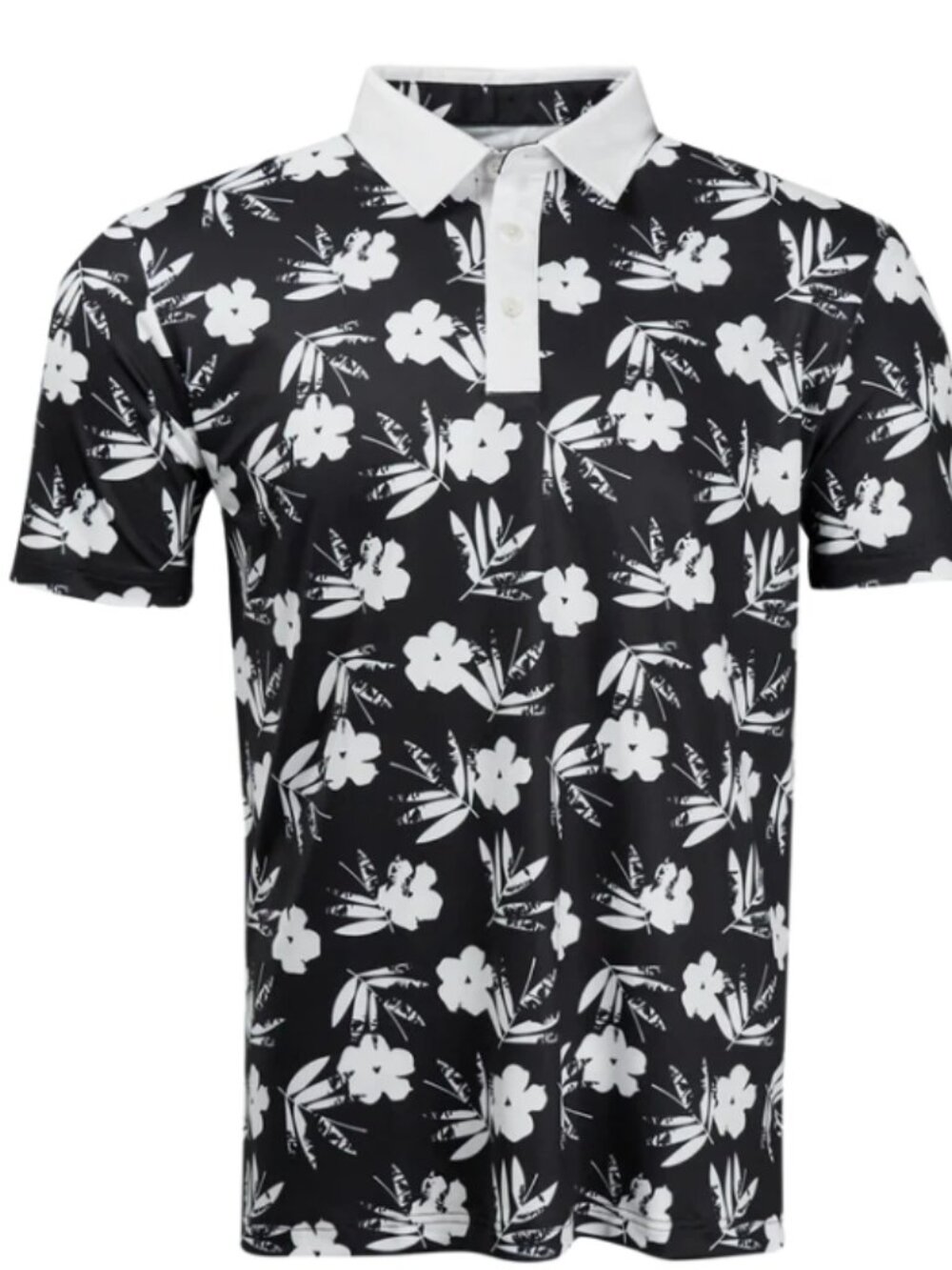 Kai Par Men’s Black & White Golf Polo | Size L | EUC